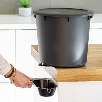 Bokashi Box Composteur de cuisine 10L - 1er prix - D.26 x H.30,5 cm - Fabriqué en France