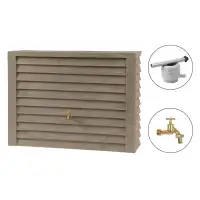 Récupérateur eau de pluie imitation bois 350L