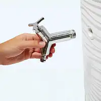 Récupérateur eau de pluie 350L avec bac à plantes - Beige