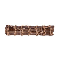 Treillis en bois et corde pour plante grimpante et décoration murale - Branches osier et corde jute H.200cm