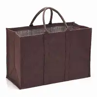 Sac à bûches en jute 48L