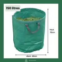 Sac à déchets de jardin réutilisable - Toile rigide