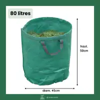 Sac à déchets de jardin réutilisable - Toile rigide