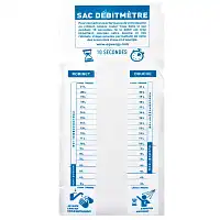 Sac débitmètre pour douche et robinet