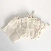 5 sachets de thé réutilisables en coton bio