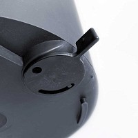 Bokashi Box Composteur de cuisine 10L - 1er prix - Lot de 2 seaux gris + 1 sac de son + pressoir + récupérateur de jus - D.26 x H.30,5 cm - Fabriqué en France