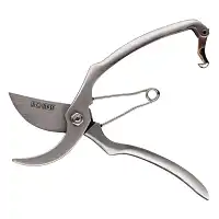 Sécateur de poche en inox - boite cadeau