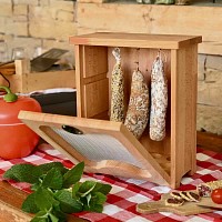 Boite à oeufs et fromage modulable en bois