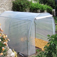 Serre tunnel de jardin 2m x 3m - 6m2