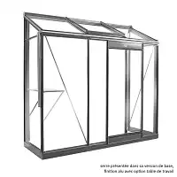 Serre de jardin adossée Prestige ACD Miccolo 1.85m2  Serre de jardin adossée Prestige ACD Miccolo 1.85m2