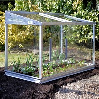 Mini serre en verre et aluminium 0.80m2