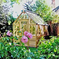 Serre de jardin en bois Cotswold 7 Gabriel Ash - 6 panneaux