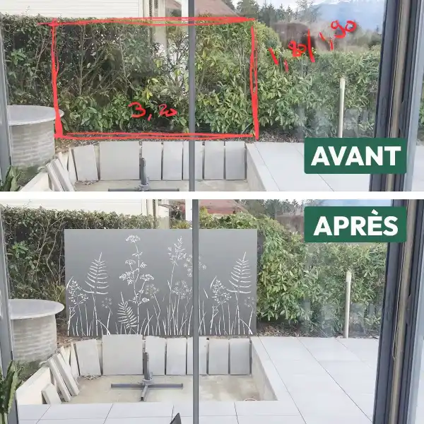 simulation client cloture brise vue