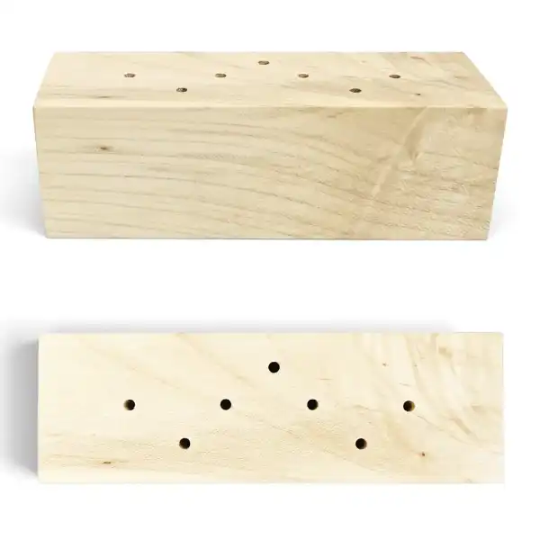 socle bois fleurs sechees erable