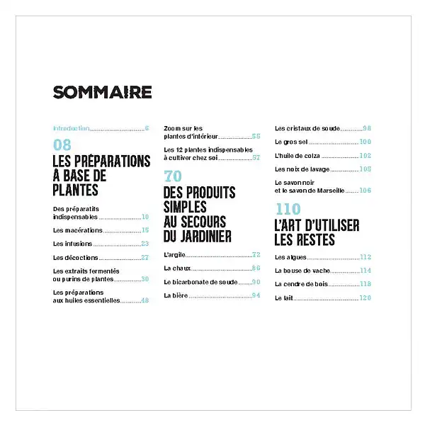 sommaire livre potions jardin  sommaire livre potions jardin