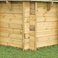 Piscine en bois Ocea Ubbink 4m x 6,10m - H. 1,30m