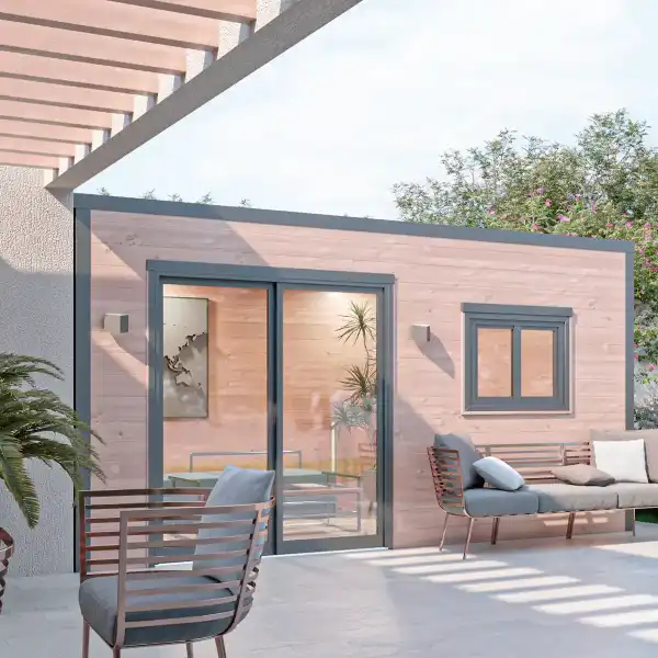 studio jardin habitable bois alu