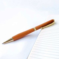 Stylo à bille artisanal + recharge encre noire - If