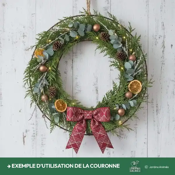 support DIY couronne noel