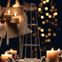 Décoration de table pour noël - Cône 80cm