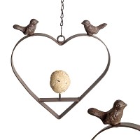 Mobile coeur à suspendre pour boule de graisse - 43cm
