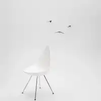 Mobile décoratif Flying Swallows 3 hirondelles Flensted, fabrication artisanale - L.47 x H.39cm