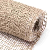 Toile de jute naturel en rouleau 1m x 10m