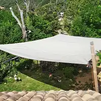 Voile d'ombrage - Filet de protection plantations et terrasse