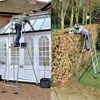 Echelle Plateforme de travail 4 pieds réglables