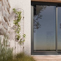 Treillis mural - grille pour plante grimpante en acier L. 30 x H. 180cm