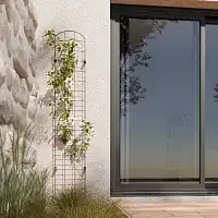Treillis mural - grille pour plante grimpante en acier H. 180cm