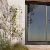 Treillis mural - grille pour plante grimpante en acier L.50 x H.180cm
