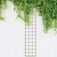 Tuteur treillage rectangle rosier et grimpante marron - L.150 x l.30cm