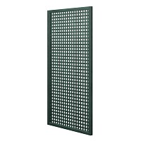 Treillis renforcé en bois maille carrée 30mm 1m x 2m - Vert
