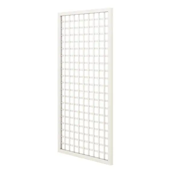 treillage renforce 1mx2m carre 75mm blanc