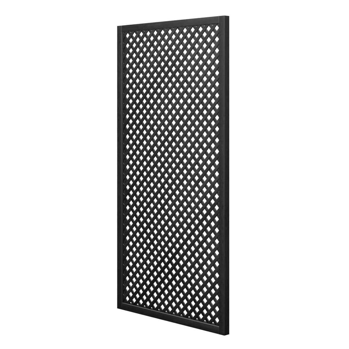 treillage renforce 1mx2m losange 30mm noir