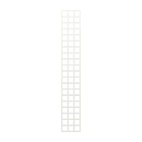 Treillage en bois Colonne maille carrée ou losange - Blanc