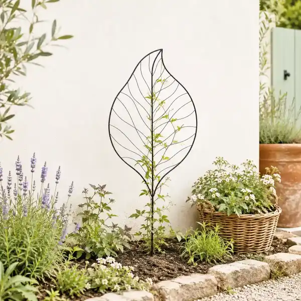 treillis decoratif plante grimpante