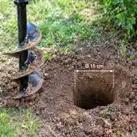 Tarière électrique filaire 1200W - Mèche 150mm, profondeur de travail 56cm