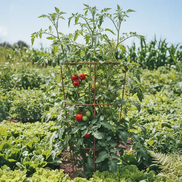 tuteur cone tomate potager