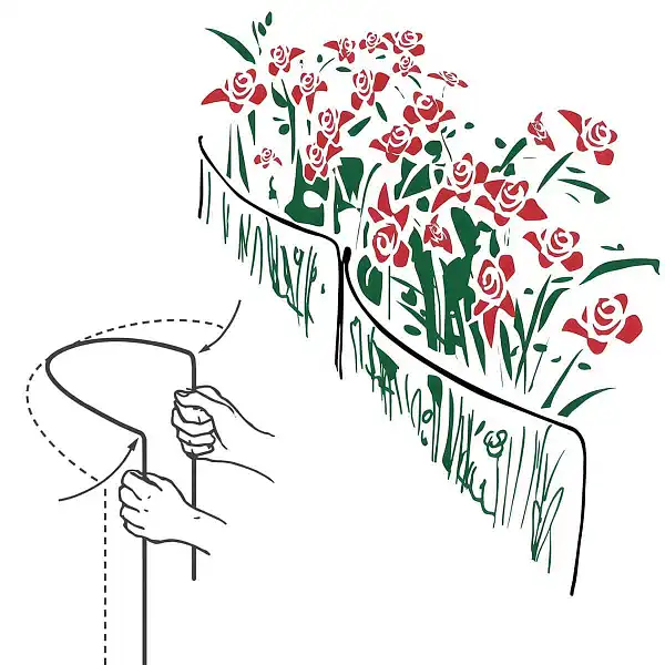 tuteur croissant ajustable massifs  tuteur croissant ajustable massifs