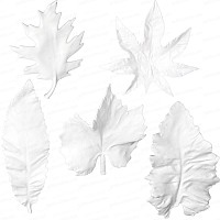 Tuteur feuille décoratif en porcelaine
