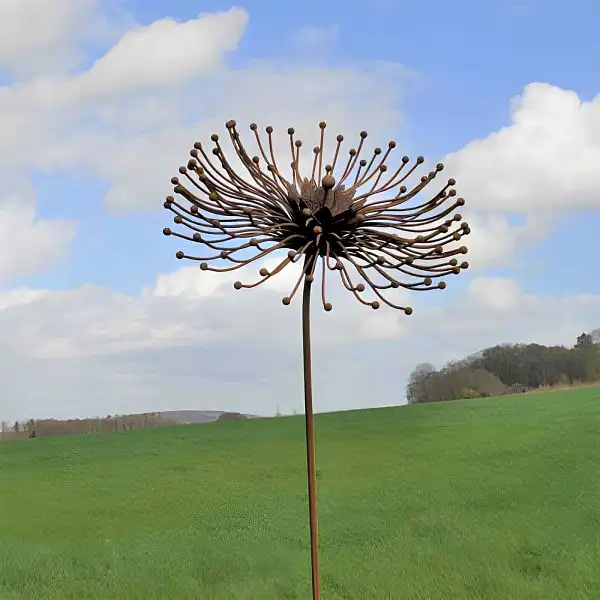 tuteur fer brut pissenlit