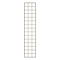 Tuteur treillage rectangle rosier et grimpante - acier - marron - L. 150 cm