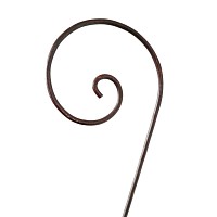 Porte étiquette en acier brut 165 cm - lot de 3