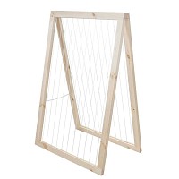 Support plante grimpante - Filet à ramer concombre, haricot, petit pois 120 x 80cm