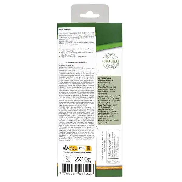 utilisation boite anti fourmis