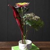 Vase Ikebana en grès émaillé 12cm - Art floral japonais