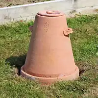 Lombricomposteur à enterrer en terre cuite