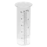 Pluviomètre en verre décoratif  Pluviomètre en verre décoratif